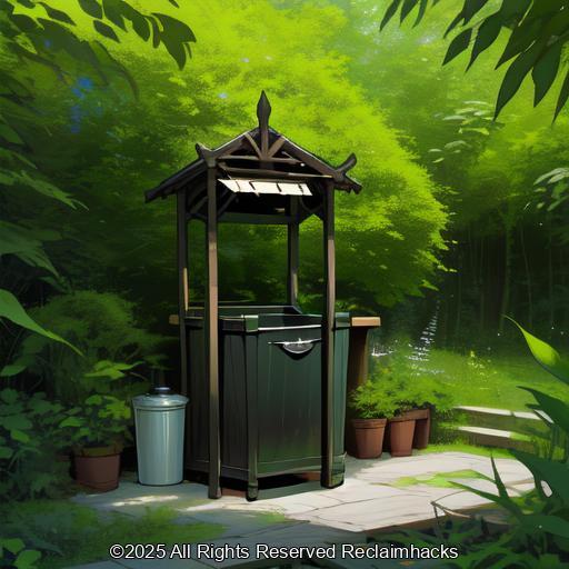 Stable trash can in windy conditions